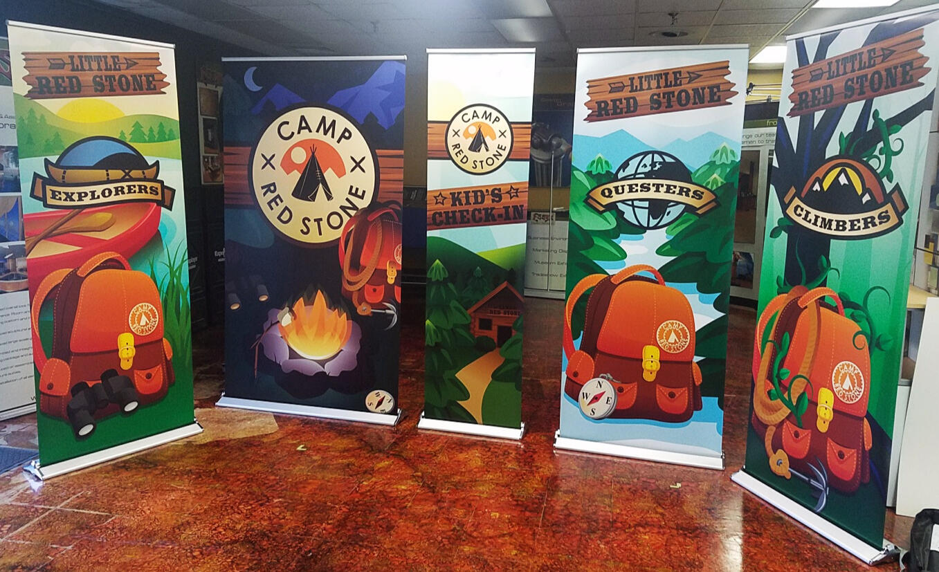 Red Stone Church Banners Red Stone Church Banners